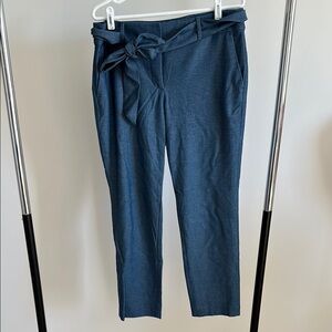 LOFT Blue Tie-Waist Pants
